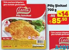 PİLİÇ ŞİNİTZEL 700 G PİLİÇ ŞİNİTZEL 700 G